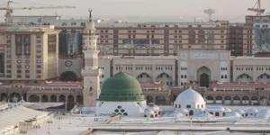اطلالة مباشرة على المسجد النبوى 